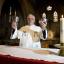 Father Joseph Collins who has stopped doing communion because of fears over spreading swine flu