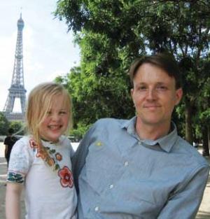 Hamish Ironside and his daughter, Aspen