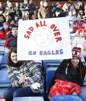 Crytal Palace fans are backing their team