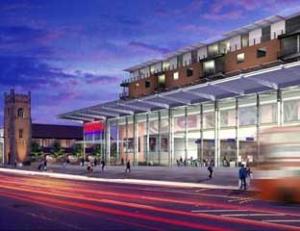 An artist's impression of what the Hub could look like