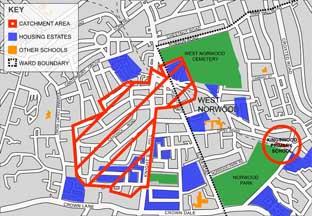The map shows the areas that would and would not miss out under the proposal