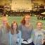 Jazzi Plews, Lila Simpson and Lana Rush with fellow AEGON FutureStar, Alexandra Herd, at the GDF Suez Open in Paris