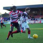 Marksman: Ks defender Francis Duku (in action against Tooting) is out to add to his goal tally.
