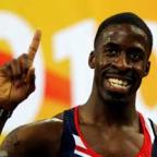 Winner: Dwain Chambers. Michael Steele
