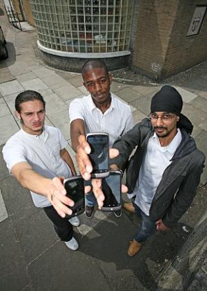 Apps for good: Gregory Paczkowski, ,Aaron Sonson, and Satwant Singh Kenth