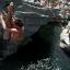 Brave man: Blake Aldridge on his way to Cliff Diving gold