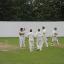 Wicket wonder: Purley's Nav Chaudhry celebrates trapping Chris Salmons LBW