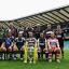 Leaders: Chris Robshaw (back row second from left) and the other Aviva Premiership skippers for the coming season Hamish Blair/Getty Images for Aviva