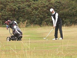 On course: Hampton School's Liam Cox