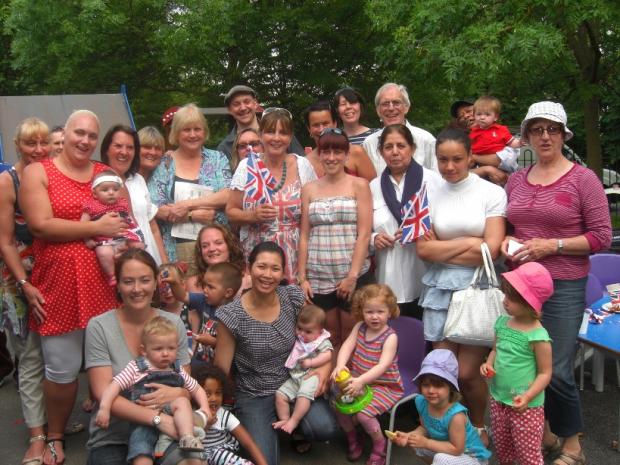 Streatham Guardian: Members of the lunchtime childcare club in Norwood Park. Streatham Guardian: Members of the lunchtime childcare club in Norwood Park.