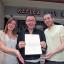 Manager Gary Nicholls (ctr) and colleagues Mabel Williamson and Steven Baverstock