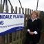Lambeth Councillor Clare Whelan at the Rosendale playing fields