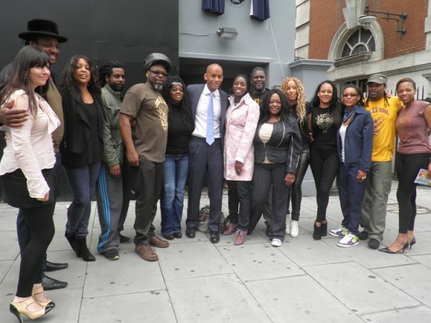 Musicians from Soul II Soul were joined by Streatham MP Chuka Umunna in Brixton on Thursday.