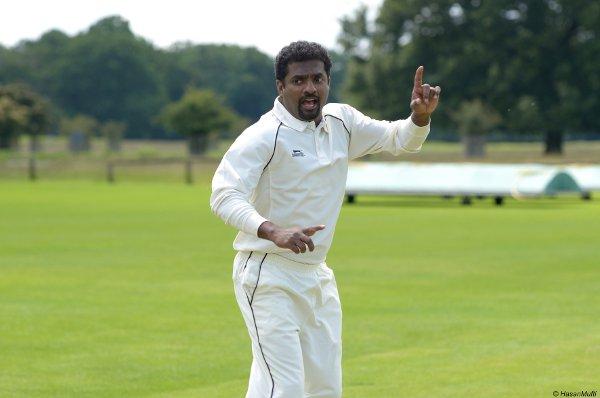 Star man: Muttiah Muralitharan filming a TV commercial at Teddington CC on Tuesday Picture: Hasan Mufti