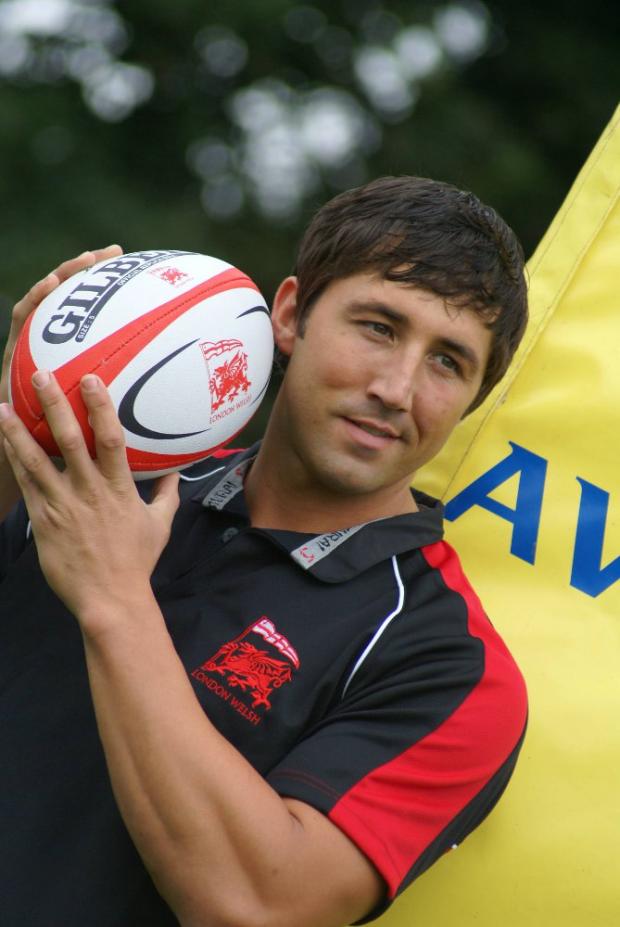 Keen: London Welsh newboy Gavin Henson is determined to make his spell in west London a success