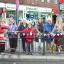 Knitters, led by 'yarnaholic' Ruth Herring (right) pledge to spruce up Colliers Wood for Olympic parade