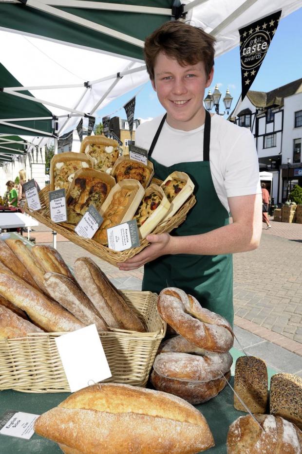 Huw Rowley-Conwy from the Flour Station bread stall at least year's event