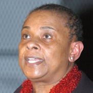 Torch bearer Doreen Laurence