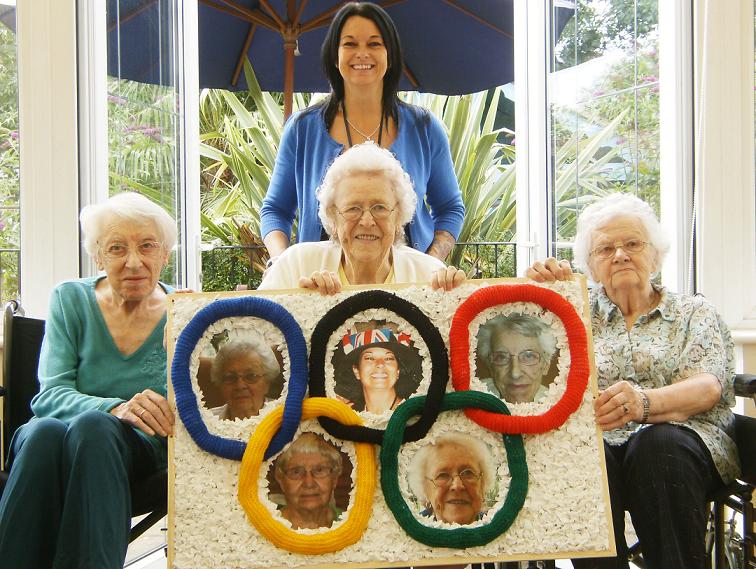 L-r: Eileen Withers, Activities Co-Coordinator Dawn Webb, Florence Steemson and Irene Wellard.