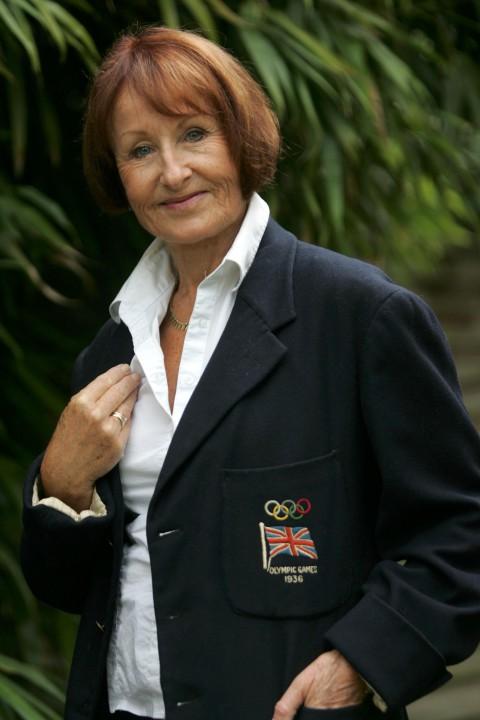Proud: Gill Martin celebrated her father's Olympics
