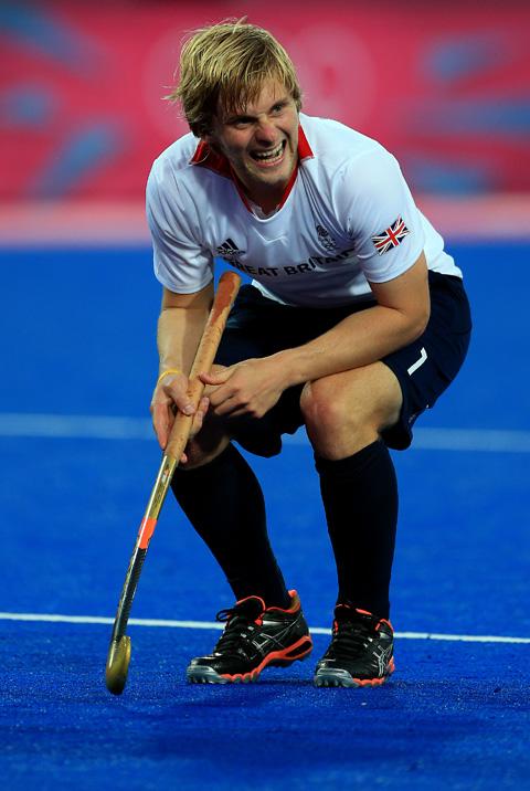 Great Britain's Ashley Jackson sits dejected after conceding a goal