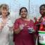 Community mural created in burnt-out fancy dress shop