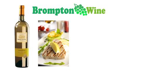 Seared Tuna steaks and wine white wine