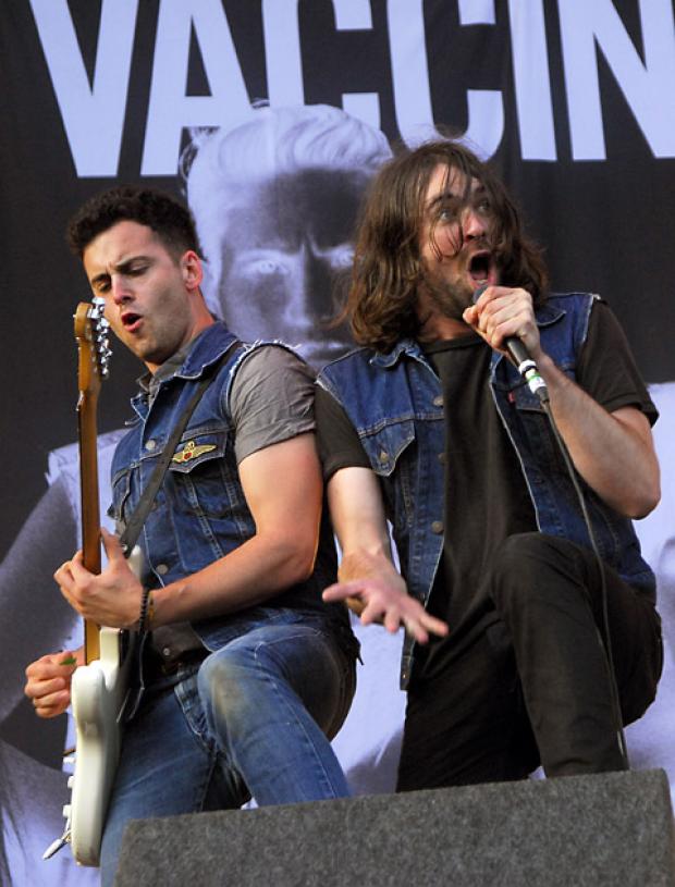 The Vaccines performing in Leeds
