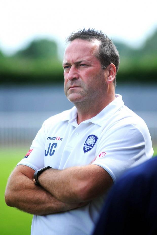 Unhappy: Met Police boss Jim Cooper wants more from his strikers in front of goal