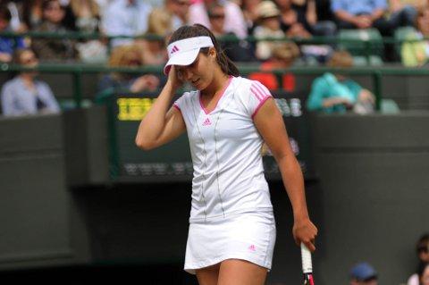 Laura Robson fell at the fourth round stage of the US Open
