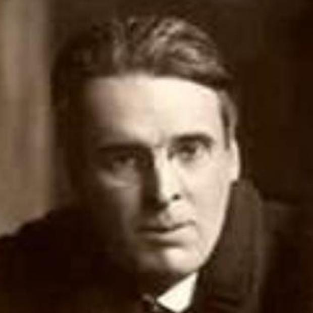 Irish poet William Butler Yeats