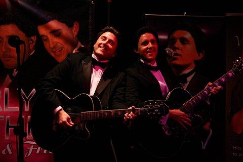 The Temple Brothers as the Everly Brothers