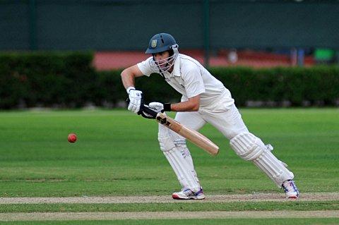 Grace under pressure: Graham Grace hit 32 stylish runs in the National Club T20 final