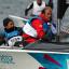 Bronze heroes: Alexandra Rickham and Niki Birrell in action in the London 2012 Paralympics