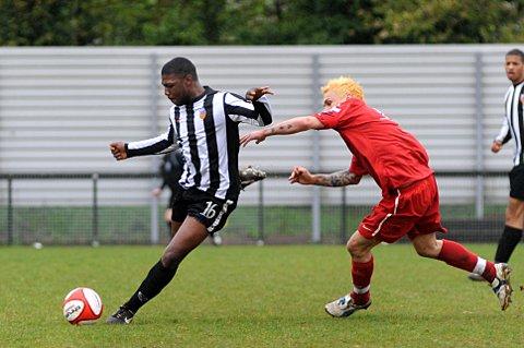 Dream debut, penalty nightmare: Leafe's Marlon Wallen in his Tooting days