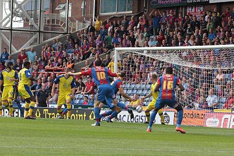 It’s there: Glenn Murray scores for Palace on Saturday 	SP68680