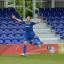 On song: Jack Midson celebrates his goal for the Dons against Dagenham &amp; Redbridge     SP68704