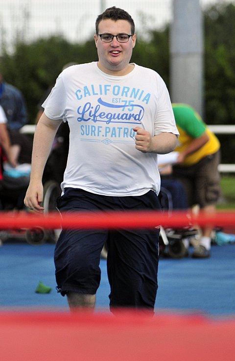 High hopes: Luke Baker takes on the high jump   SP69869