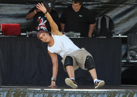 Sunanda Biswas aka 'BGirl SunSun' gave a street dance workshop