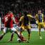 Wilfried Zaha takes on Michael Morrison