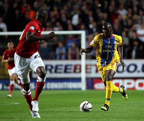 Yannick Bolasie drives forward