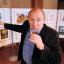 Tim Vine at the Lantern Art Centre exhibition at Raynes Park Methodist Church
