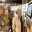 Admiring the art (L-R): Audrey and John Davis, with Joan Rhodes