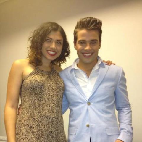 Wallington singer Rosanna Connolly supports X Factor winner Joe McElderry