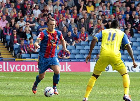 Facing old friends: Darcy Blake wants three points when Cardiff City visit Selhurst Park SP68680