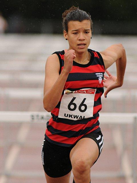 Top lady: Rebecca Zelic was the top performer woman athlete at the international competition in Italy