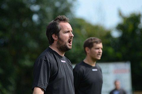 Defensive Brady: the Leatherhead manager praised his silent heroes in defence   SP68715