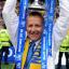 Happy days: Terry Brown enjoys winning promotion to the Football League   SP58231