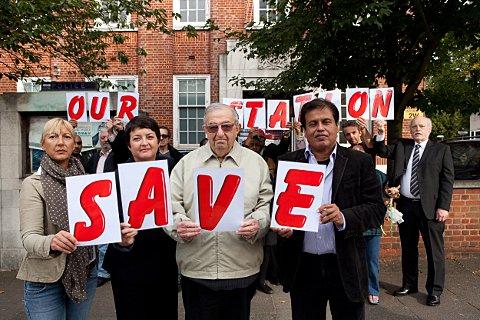Protest outside Gipsy Hill Police Station
