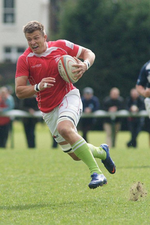 Breathing fire: London Welsh star Ed Jackson